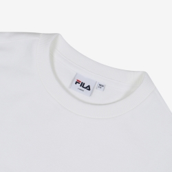 Fila Small Linear One-on-one - Miesten Hoodie - Valkoinen | FI-55845